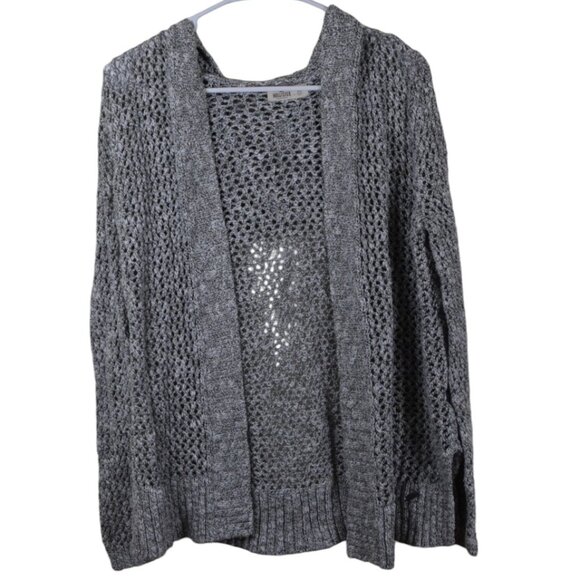 Hollister Sweaters - Hollister Open Knit Oversized Grey Lightweight Cardigan Sweater Fall Winter - XS